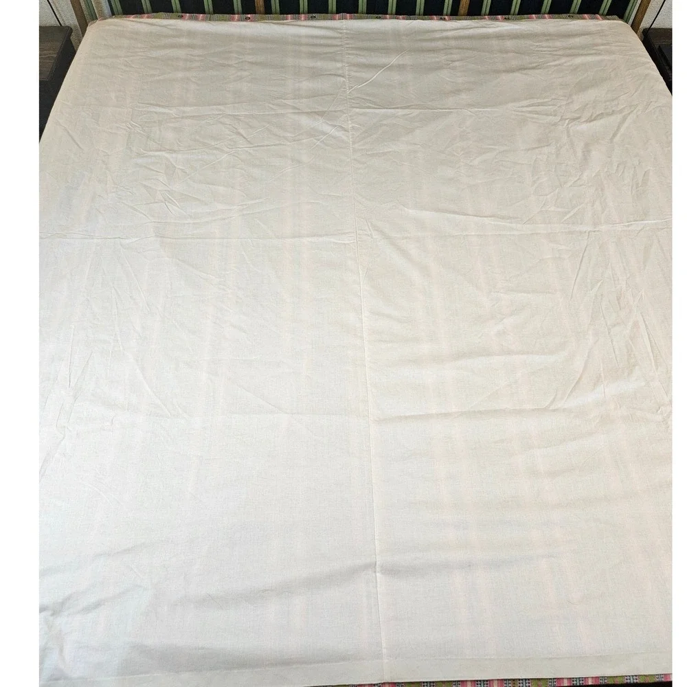 Calico Corners oversized‎ windows drape panel chanda stripe pink green 100x80